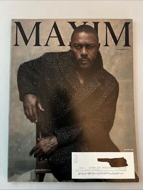Maxim Magazine - Cover Idris Elba - September 2015 - Issue 206